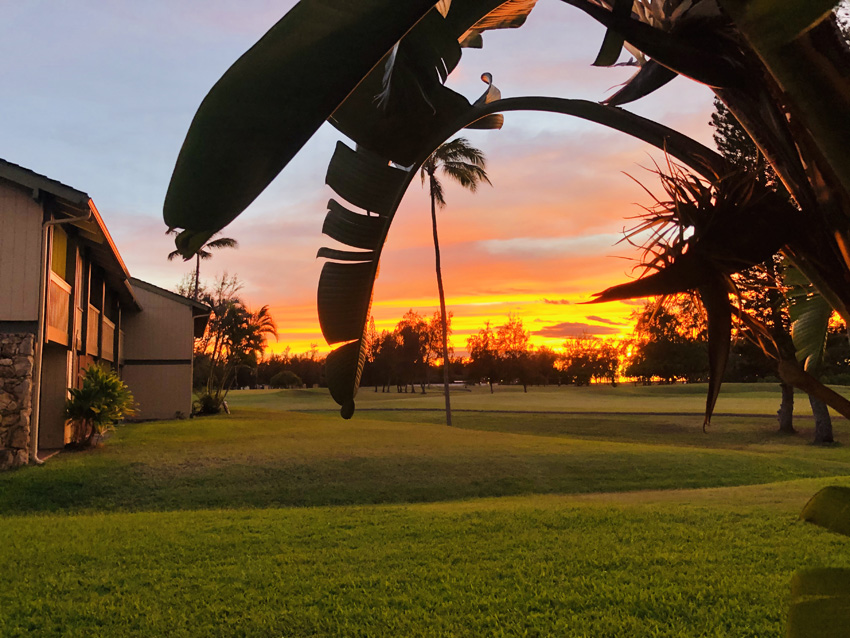 Sunset at Kahuku