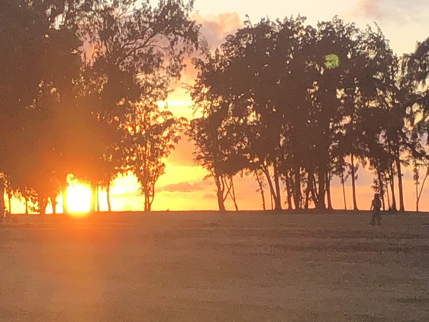 Sunset at Kahuku