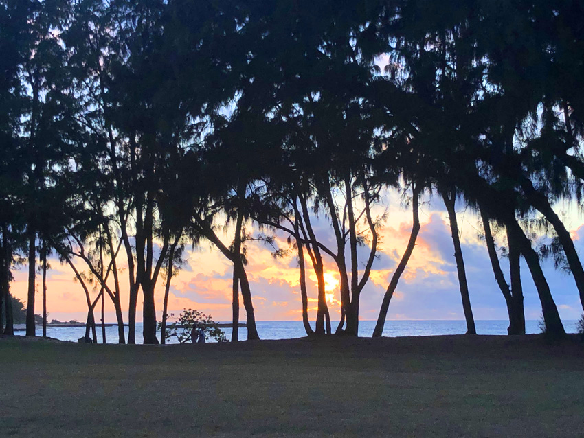 Sunset at Kahuku